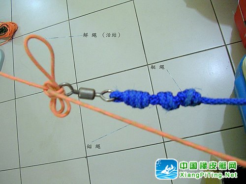 锚绳穿扣方法图解