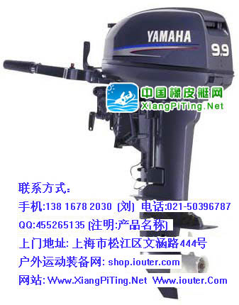 雅马哈(YAMAHA)2冲程9.9P匹马力船外机/舷外机/船用发动机