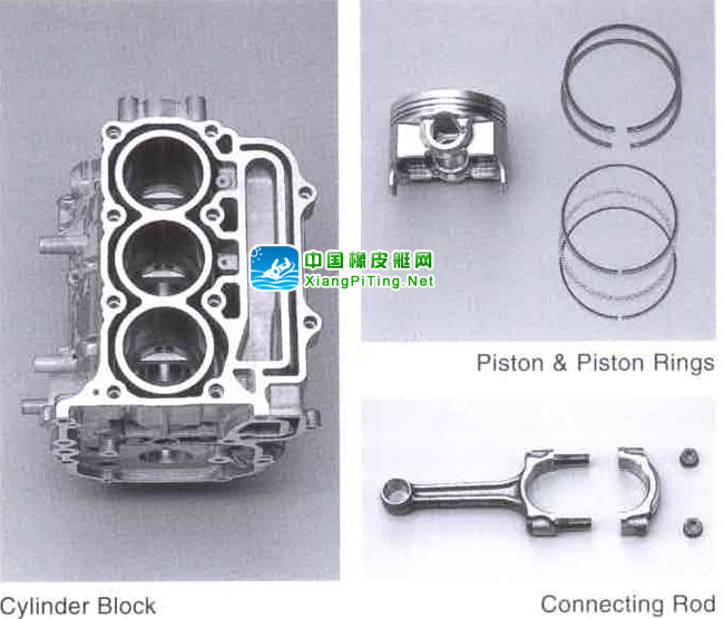 铃木(Suzuki) 4冲程 DF50-40P内部结构