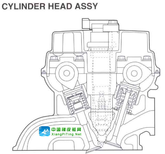 铃木(Suzuki) 4冲程 DF50-40P内部结构