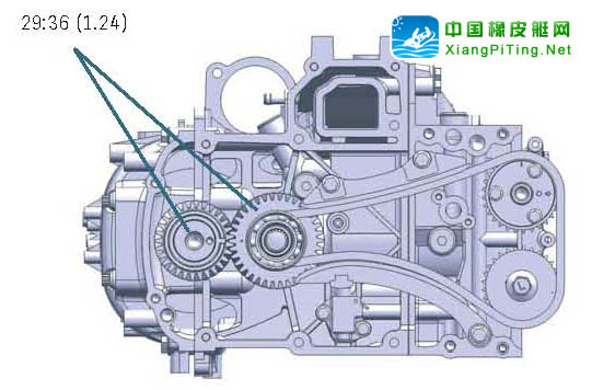铃木(Suzuki) 4冲程 DF90-80-70P内部结构