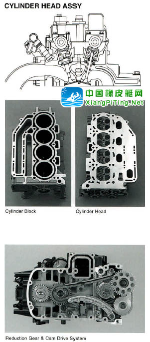 铃木(Suzuki) 4冲程 DF115-90P内部结构