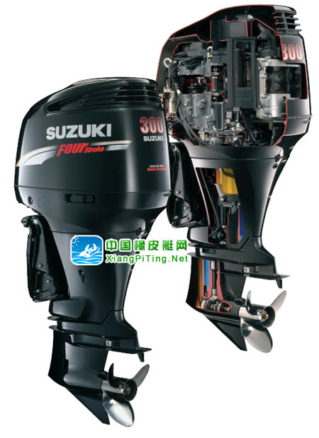 铃木(Suzuki) 4冲程 DF300P外观及内部结构