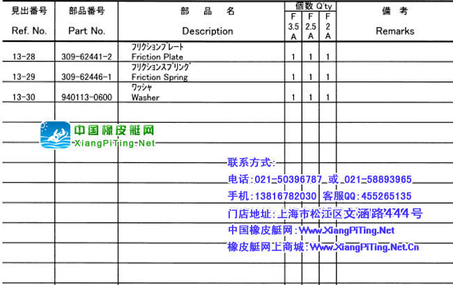 铃木(Suzuki) 2冲程 DT15P(83-85)船外机维修资料
