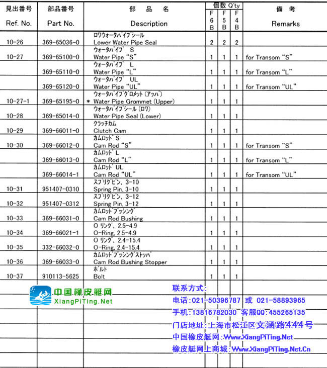 东发(TOHATSU)4冲4-5-6匹维修资料
