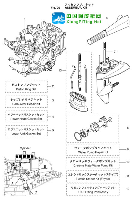 东发(TOHATSU)4冲9.9C-15C-20C匹维修资料