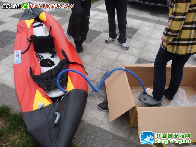 开始充气