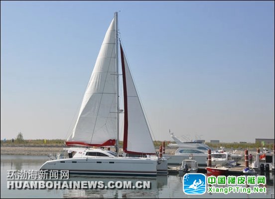 唐山湾国际旅游岛豪华游艇3月15日正式下水