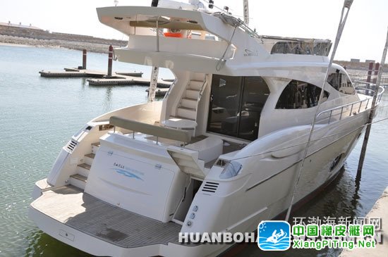 唐山湾国际旅游岛豪华游艇3月15日正式下水