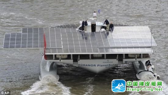 “图兰星球太阳”号是世界上最大的太阳能船。该公司称，它将成为第一艘完全依靠太阳能完成环球之旅的船只