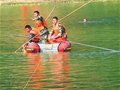 昭宗水库又现溺亡者 消防划橡皮艇打捞遗体 泳者如无其事