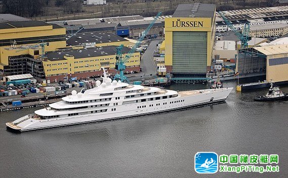 Longer than some cruise ships: Azzam has been described as the &apos;most complex and challenging yacht&apos; ever built