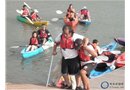 台北举行亲水体验活动 民众免费玩城市独木舟