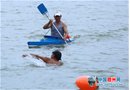 自制皮划艇赛艇搏浪去
