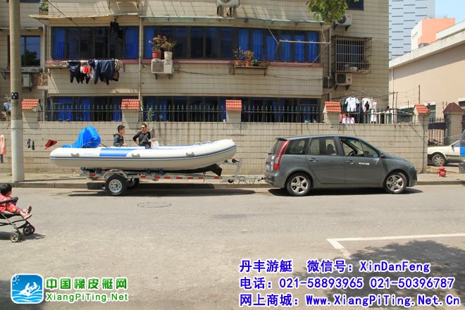 崇明下水，RIB480配海的2冲40HP