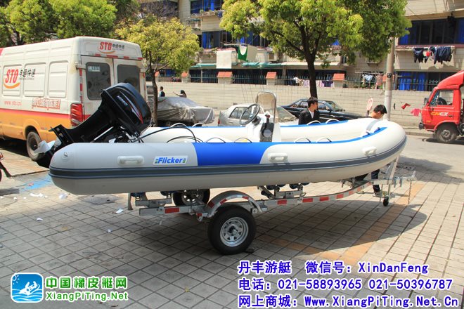 崇明下水，RIB480配海的2冲40HP