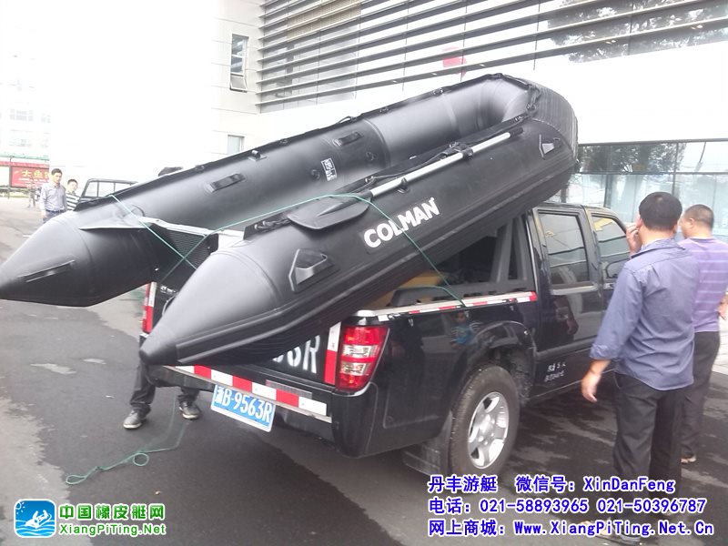 宁海户外会  COLMAN品牌橡皮艇、中艇CNT品牌橡皮艇及铃木（Suzuki)船外机一一亮相
