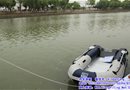 浦东张家浜 中艇CNT V310AL4人橡皮艇配海的2冲程15马力船外机